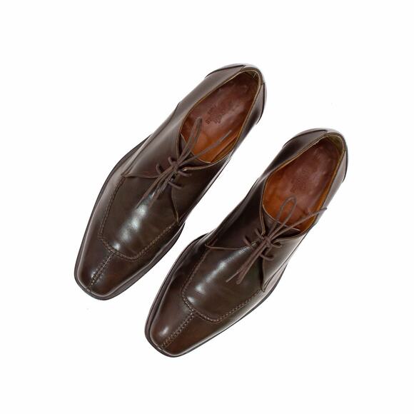 RERE Hermès By John Lobb Split Toe Derby Calfskin Leather Dress Shoes US11 main image 10